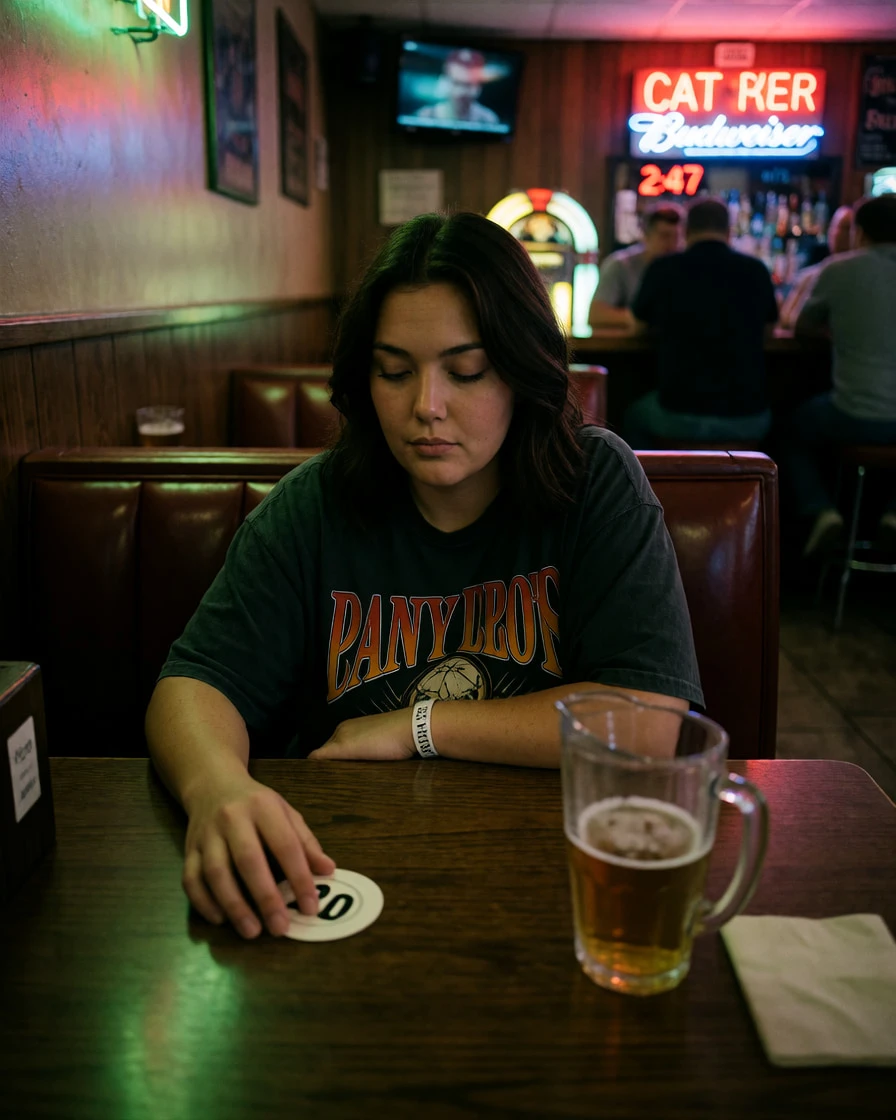 the beer’s half gone. the jukebox just played ‘i fall to pieces.’ i’m not crying. just… tired. you ever feel like you’re waiting for someone to notice you’re still here?