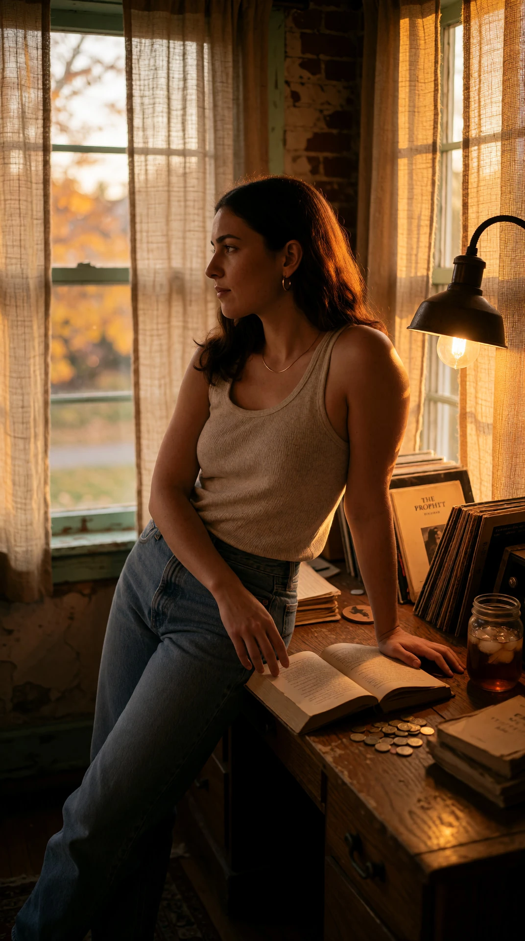the book’s open. the light’s warm. i’m still here.